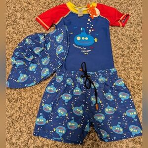 Baby Swimsuit & Hat